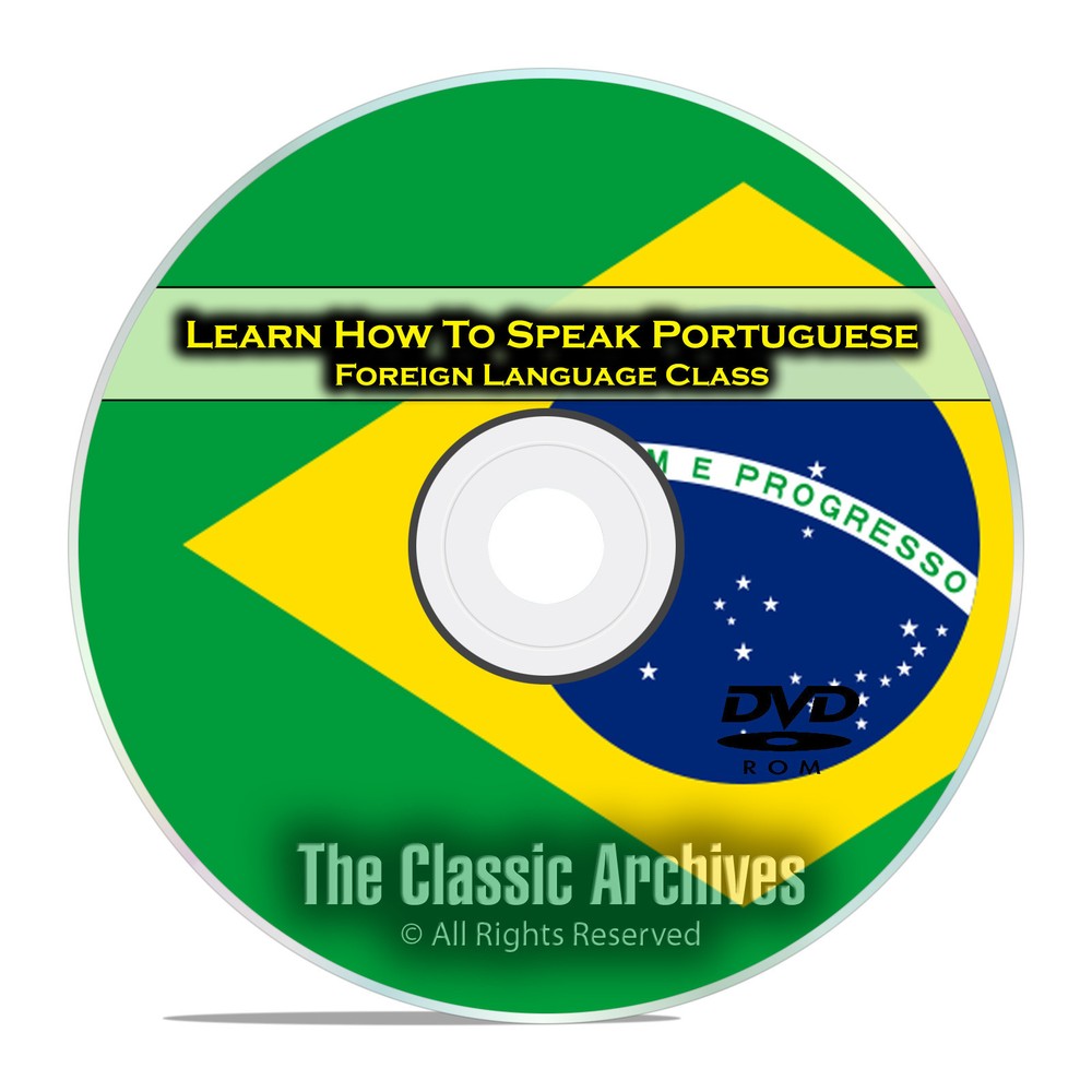 Learn How To Speak Portuguese, Fast Foreign Language Training Course, DVD E12