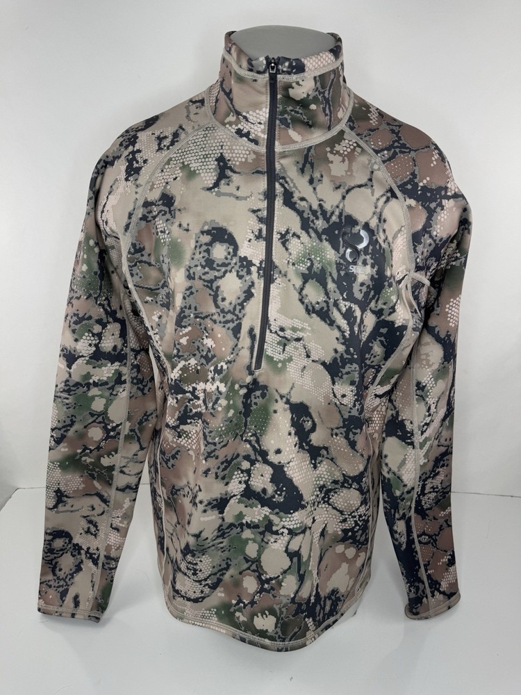 SIXSITE - Pullover Camouflage Embroidered Tactical L Sweater Jacket - EXCELLENT
