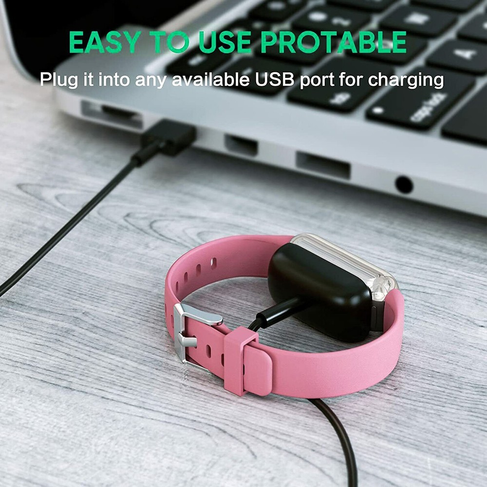 2pcs USB Charger Charging Cable Replacement 50cm Cord for Fitbit Luxe/Charge 5