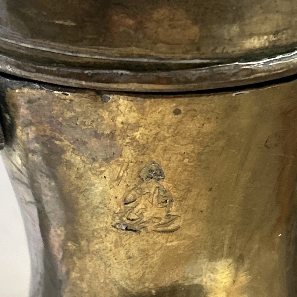 Vintage Solid Brass Middle Eastern Dallah coffee tea pot(BR)