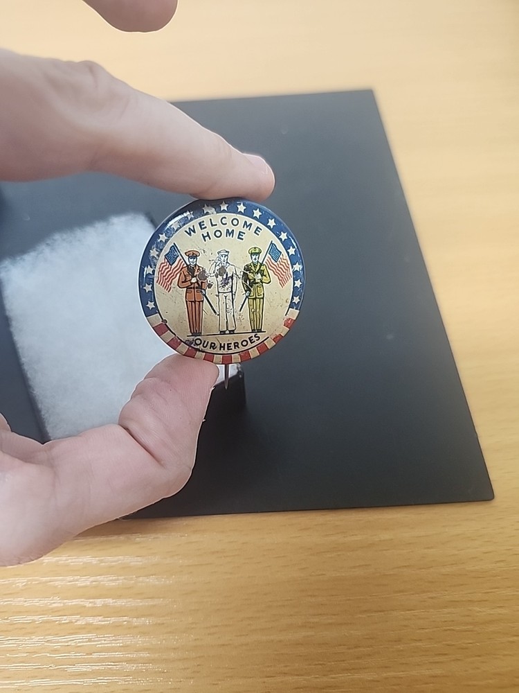 WW1 Welcome Home Our Heroes Pin