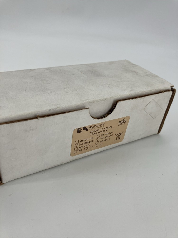 HID / Mercury Security MS-MR1012 BK Magnetic Stripe Card Reader MR1012BK - NEW!