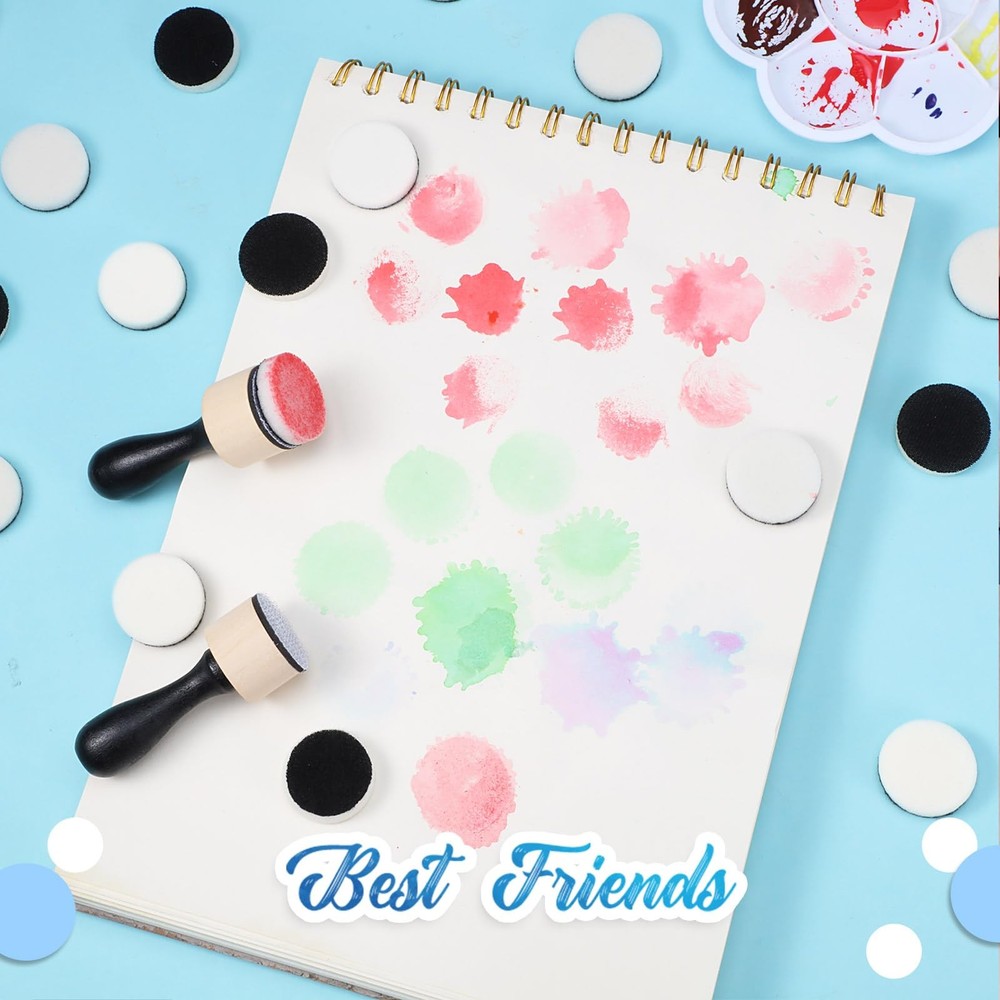 42 Packs Mini Ink Blending Tool Set, Include 2 Pcs Round Alcohol Ink Mini App...