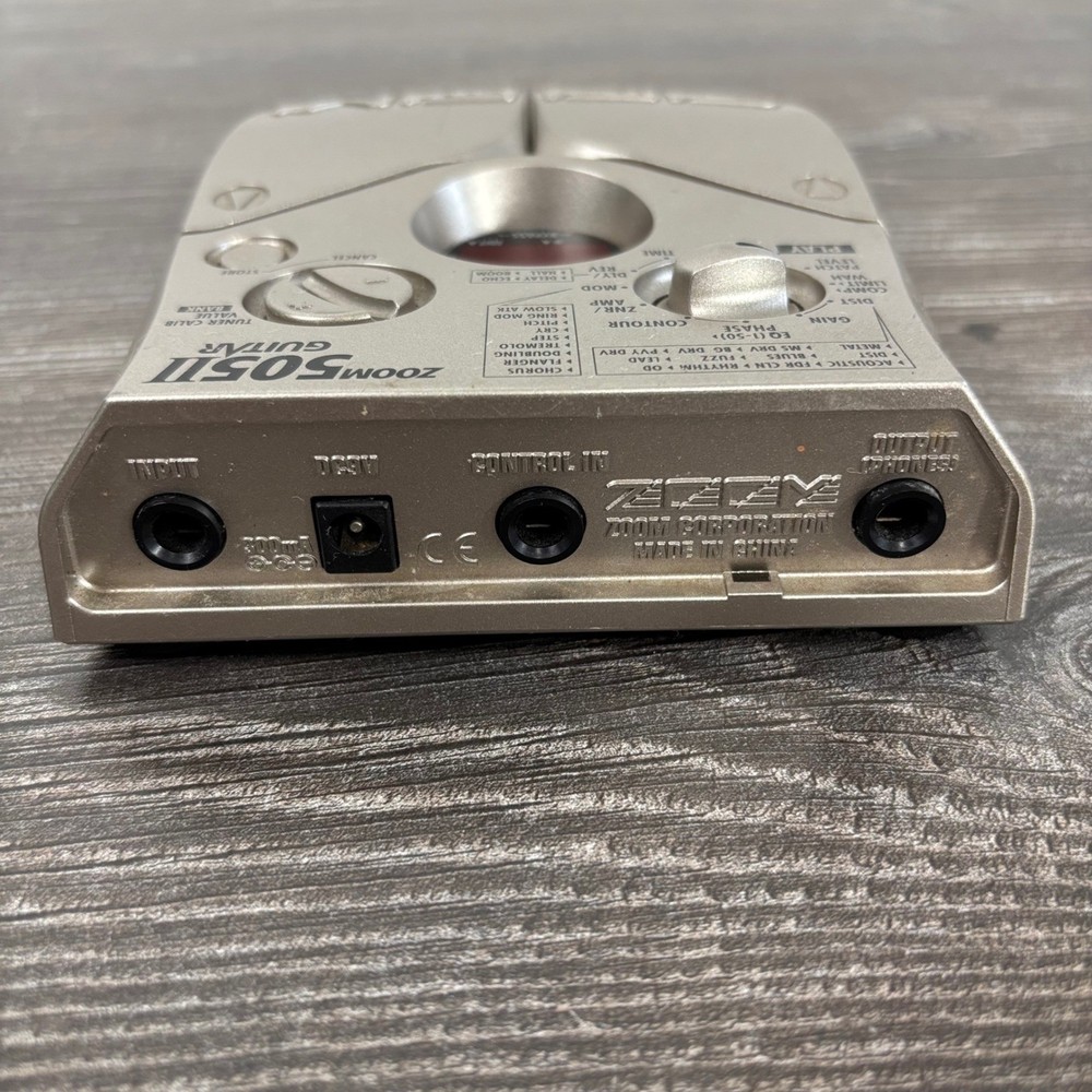 Zoom 505II Guitar Multi-Effects Processor Pedal Silver 505 II tested