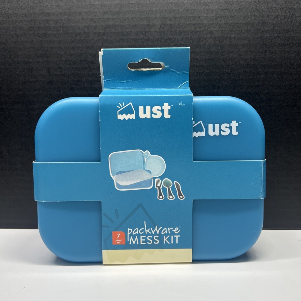 ust PackWare Mess Kit w/ Self Contained, BPA Free Compact Design Eating Utensils