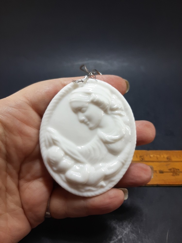 christmas ornament ceramic Mary And Child