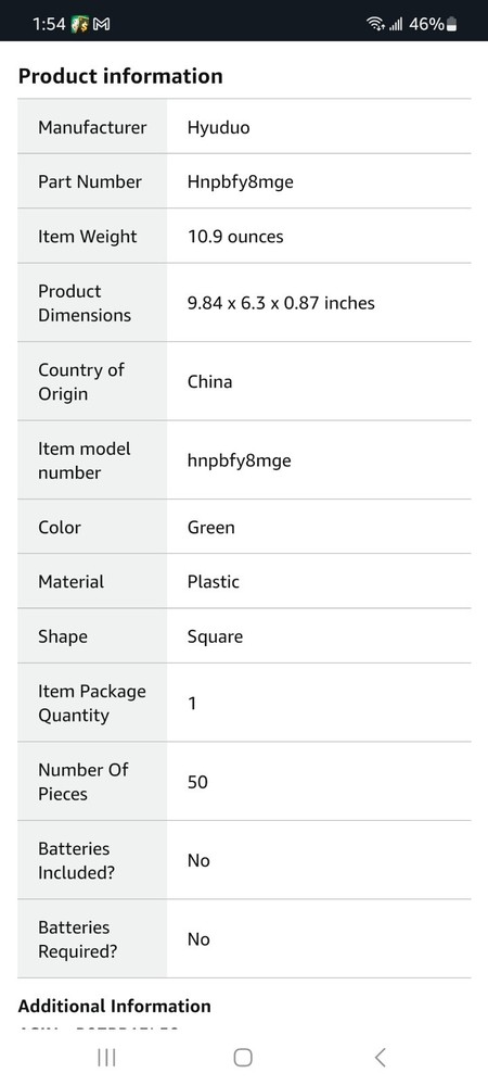 Green SMT SMD Electronic Components Storage Box Organizer 50 Grids