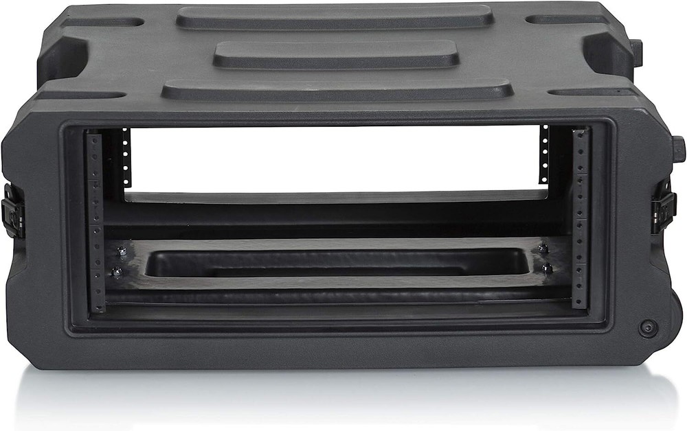 Gator Cases Pro Series Rotationally Molded 4U Rolling Rack Case with 19" Depth