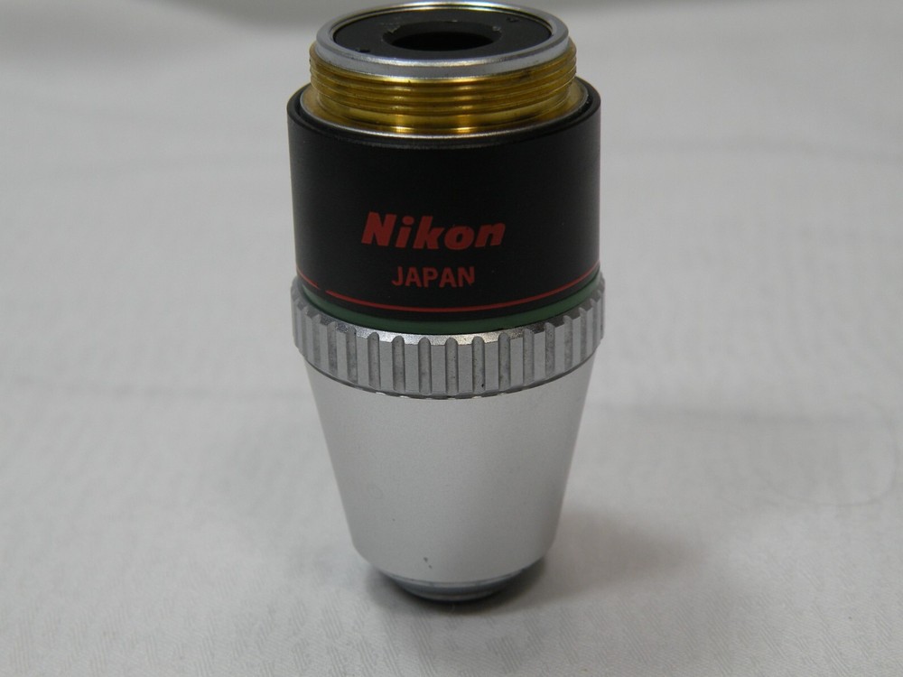 Nikon 20/0.4, 160/1.2 PH2 DL microscope objective lens