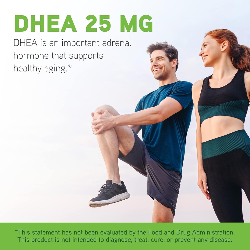 DAVINCI Labs Micronized DHEA 25 mg - Dietary Supplement to Support Immune System
