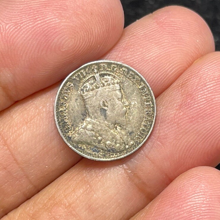 1907 Canada 5 Cents Coin