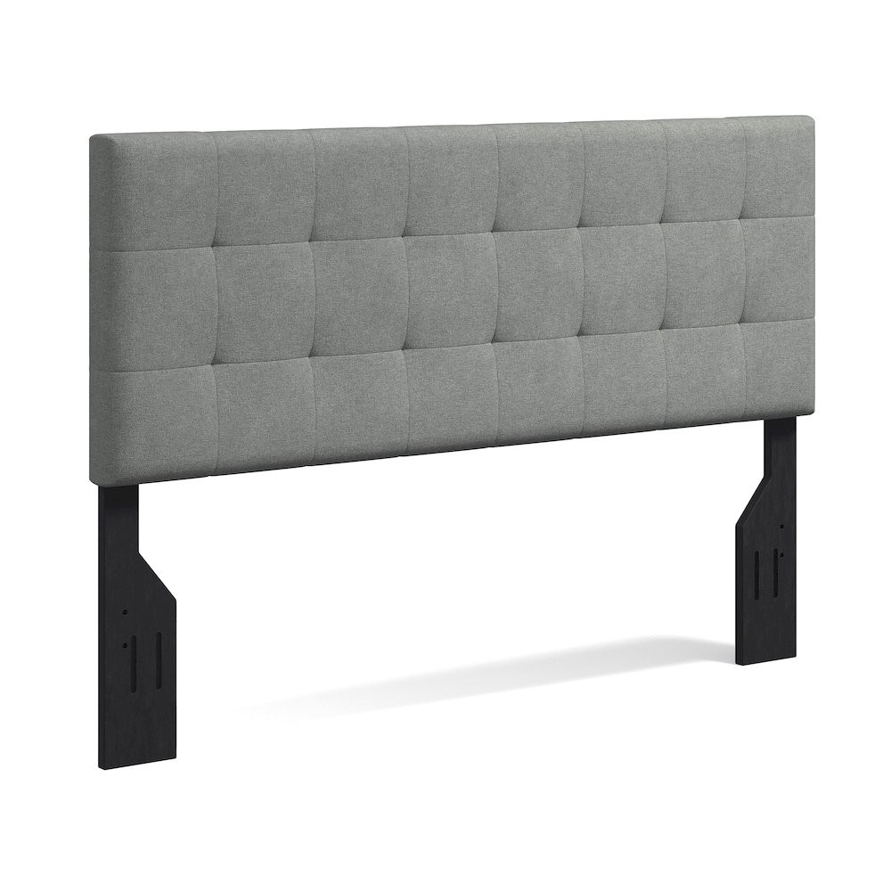 Upholstered Headboard Queen Stone