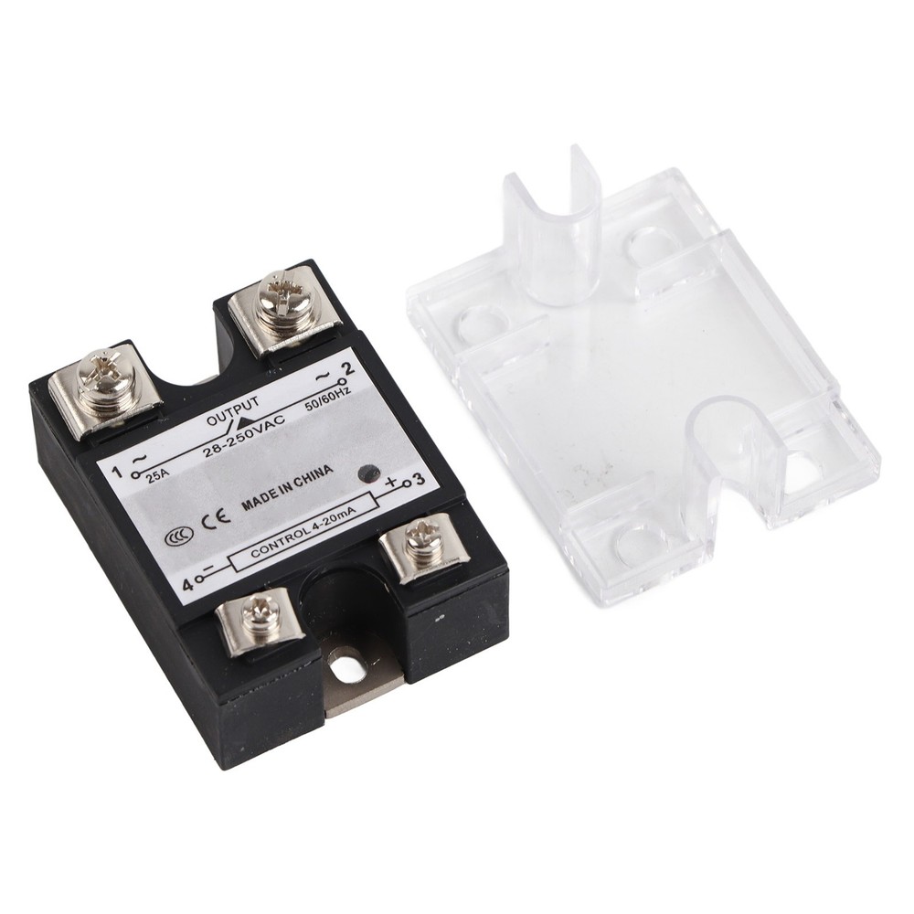 Solid State Relay SSR 4‑20mA Input To 28‑250V AC Output Stepless Regulator