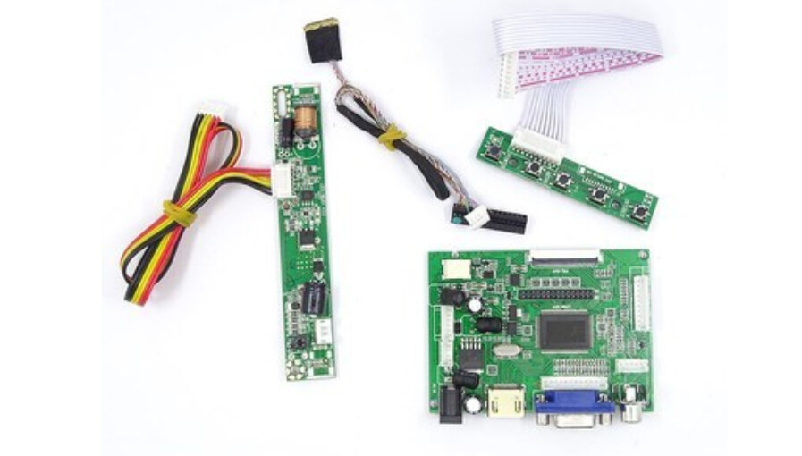 1X for 4/5/10.1 inch LCD screen modification VGA AV LVDS driver board Suitable