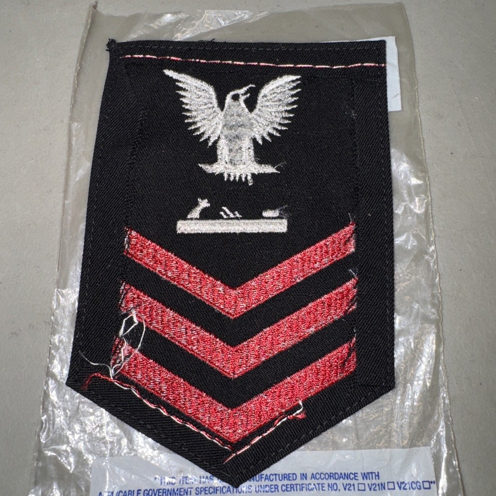 US Navy - Pattern Maker Rate 1st Class Male Size