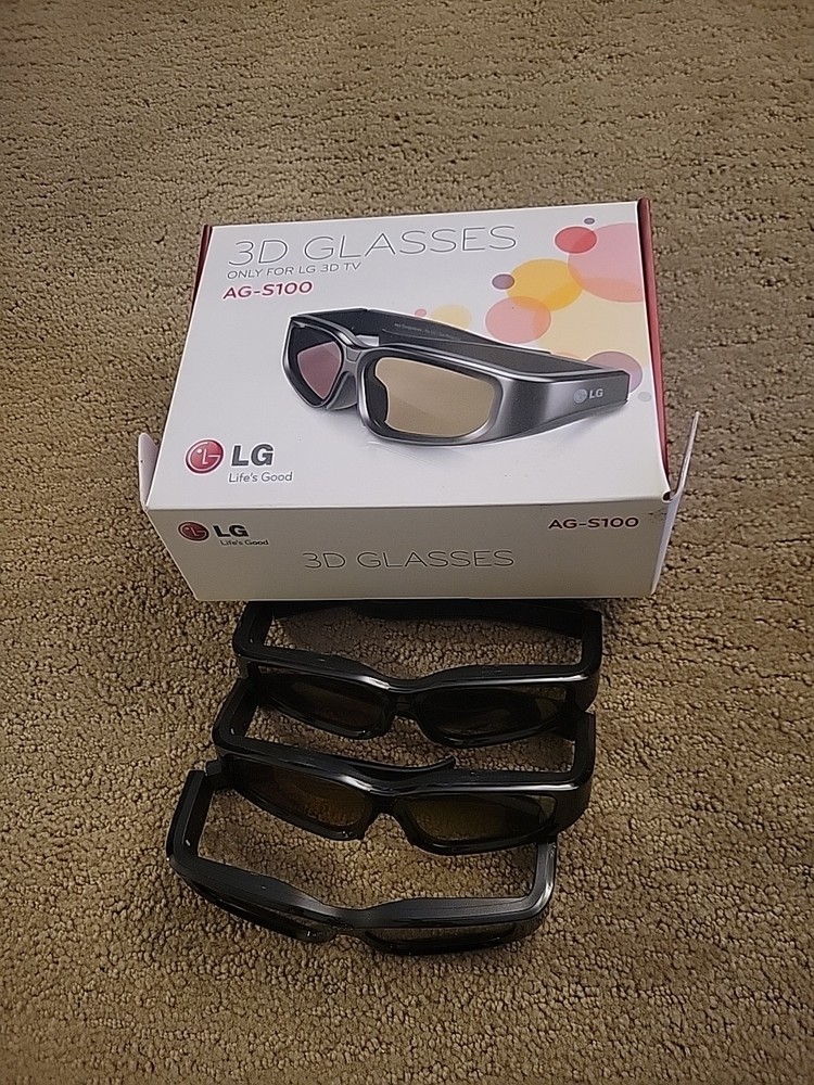 LG 3D Glasses 3 Pair