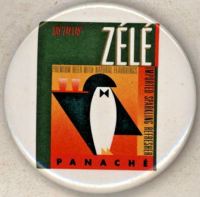1990's ZELE Beer  2 1/4"  Pinback Button