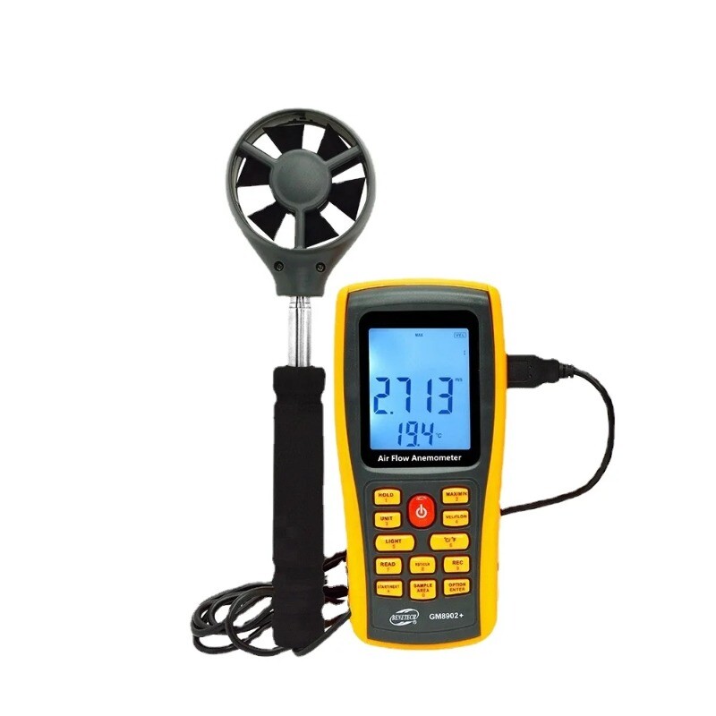 Handheld Digital Anemometer High Precision Wind Speed Wind Temperature Tester