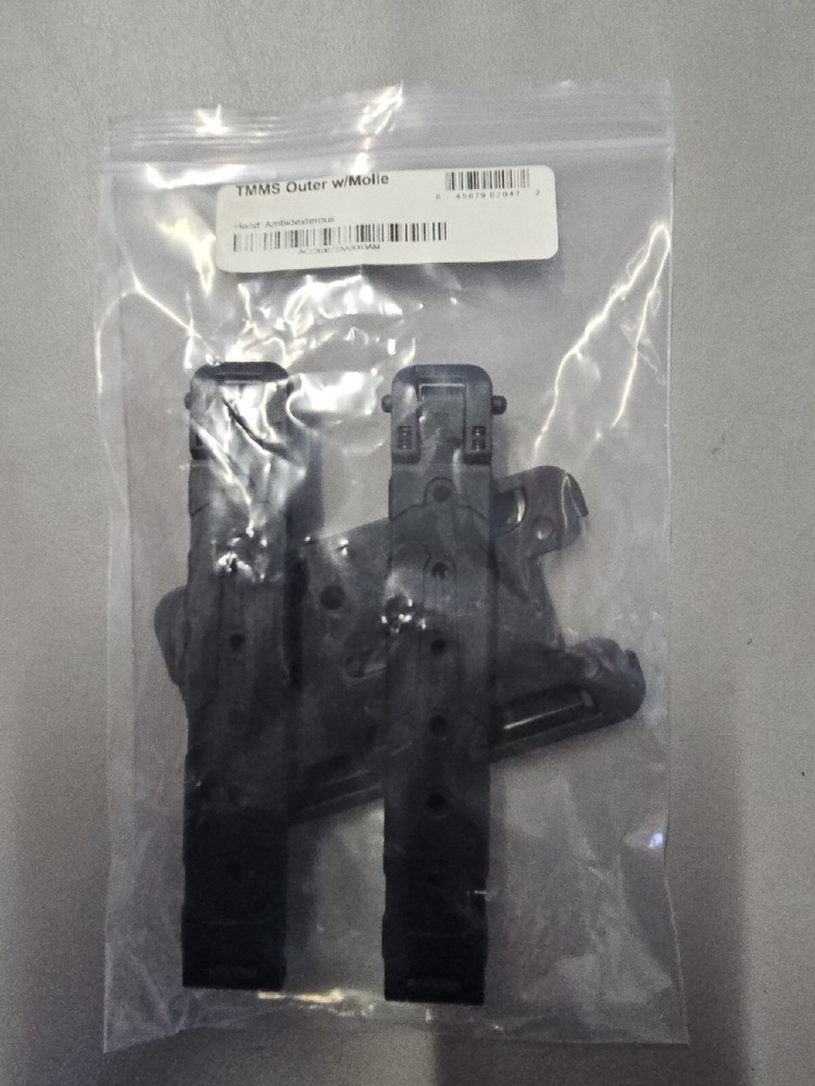 BLADE-TECH TMMS HOLSTER ATTACHMENT KIT, OUTER, WITH MOLLE, BLACK