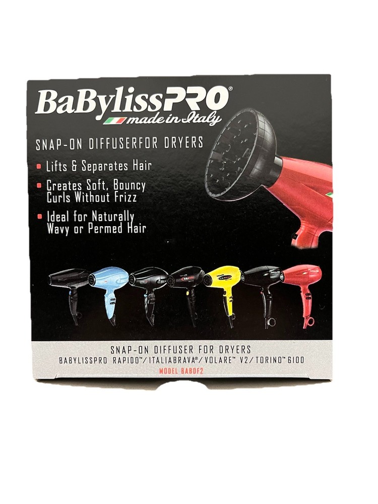 BaBylissPRO Snap-On Diffuser Attachment for Hair Dryer #BB-BABDF2