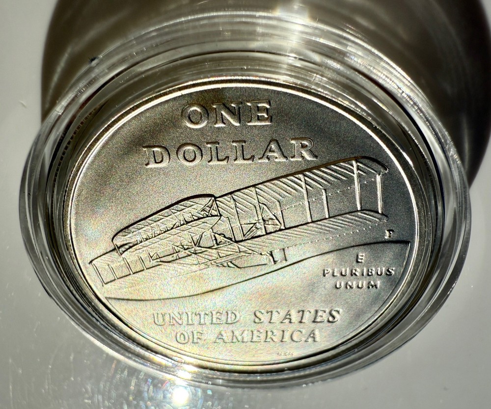 2003 First Flight Centennial Commemorative Uncirculated Silver Dollar