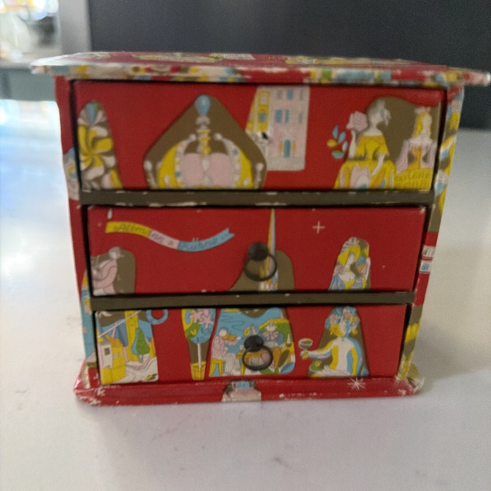 1986 Austrian Altmann & Kuhne Candy Container 3 Shelf  Box Tiny Box