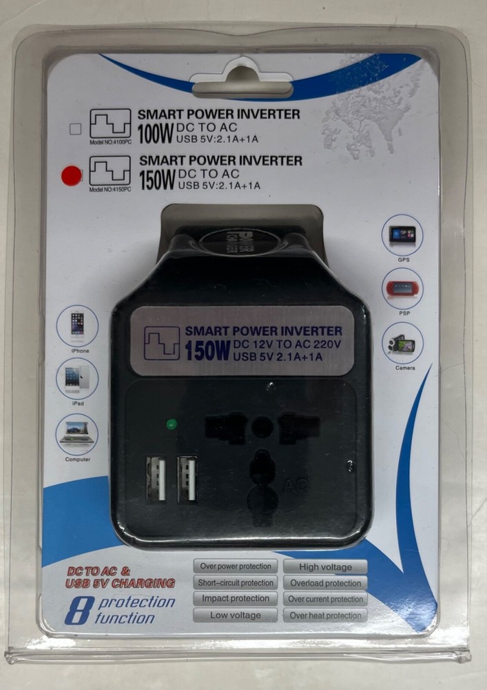 Smart Multi-Functional Charger 150W DC to AC