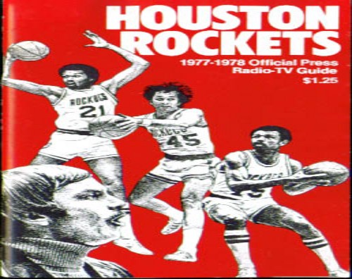 1977-1978 Houston Rockets Media Guide