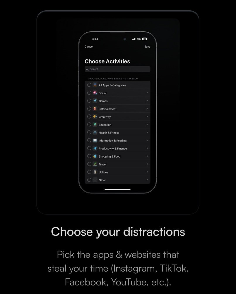 Bloom Card - App Blocker & Screen Time Tool - Metal Keycard for iPhone & Android