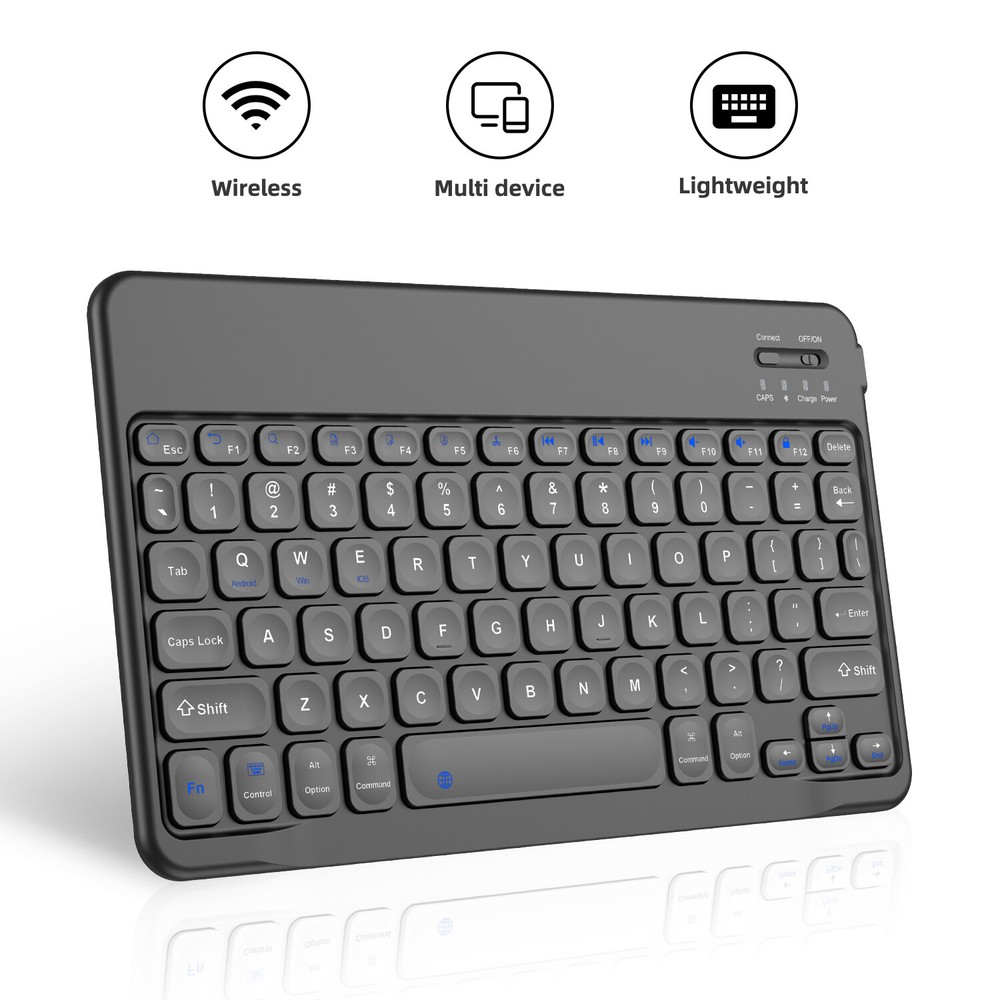 Wireless Bluetooth Keyboard For Windows Android iOS PC Phone Tablet Universal US