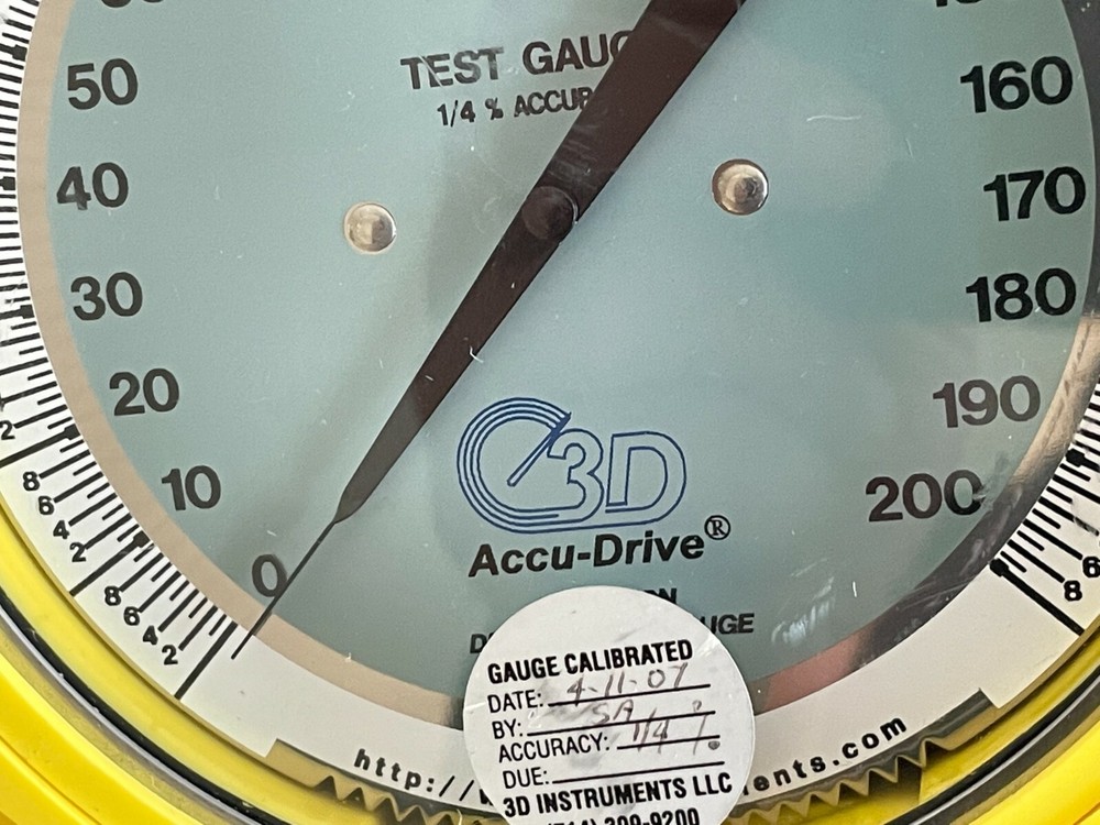 U2: 3D Instruments 25544-25B14 Test Gauge