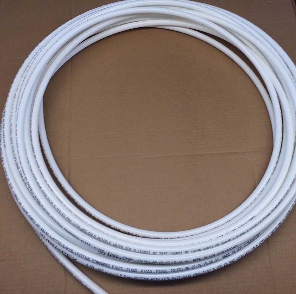 PEX RV Water Line Tubing 1/2" ID, 5/8" OD, WHITE (sold per 5' increments)
