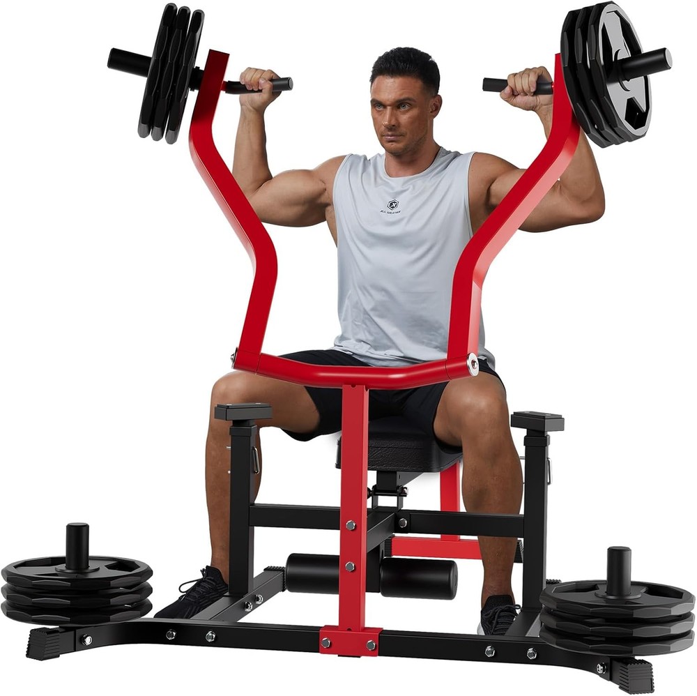 Chest Press Machine 1250LBS Multi-Functional Bench Press Machine Converging Arms