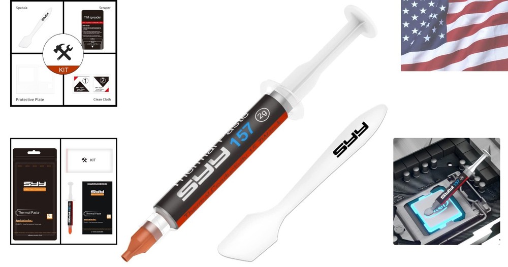 High-Performance 2g Thermal Compound - Ideal for CPUs, GPUs & Easy Application