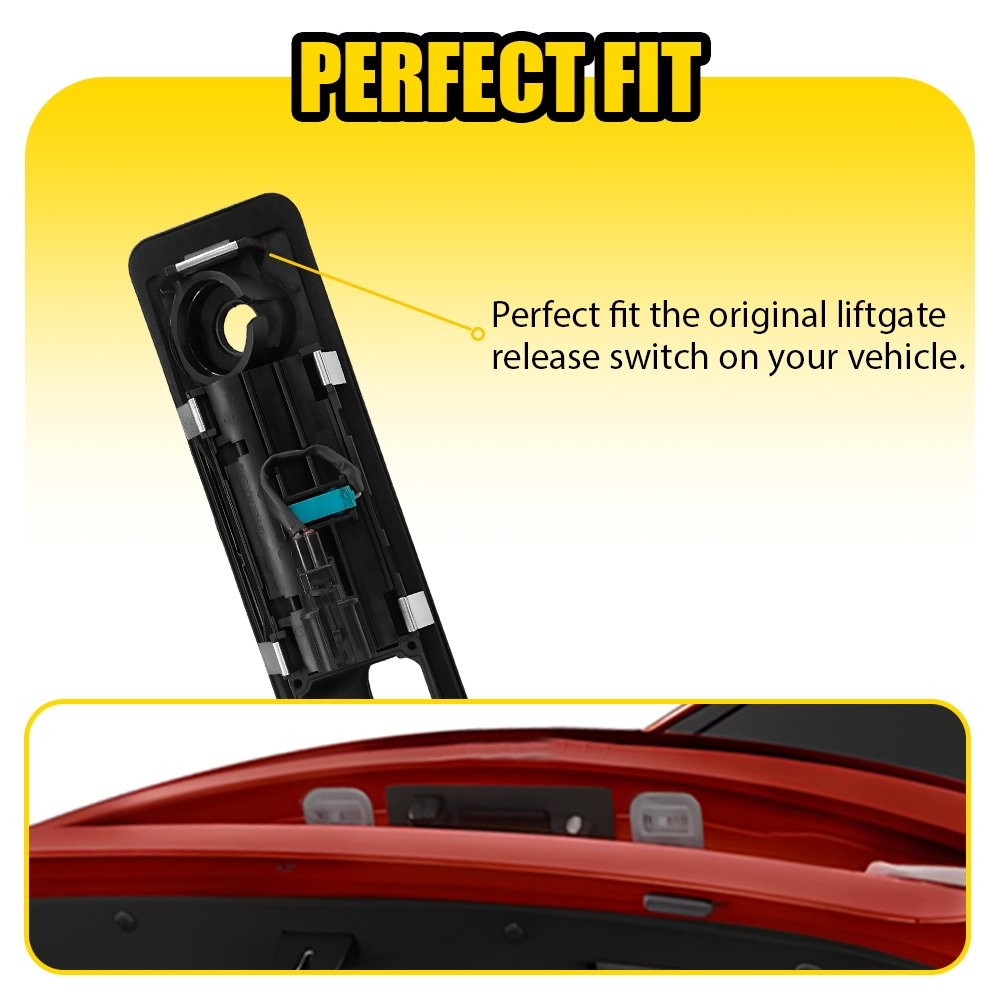 Outside Trunk Lid Lock Tailgate Handle Release Handle for 2016-20 Kia Optima SMD