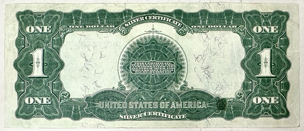 1899 $1 BLACK EAGLE SILVER CERTIFICATE NOTE
