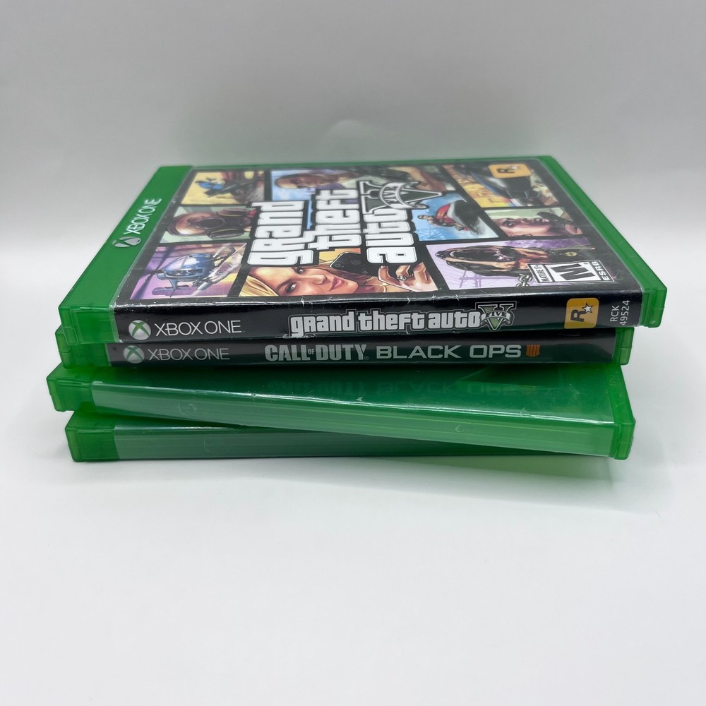 EMPTY CASES for Xbox One - 4 Cases - USED