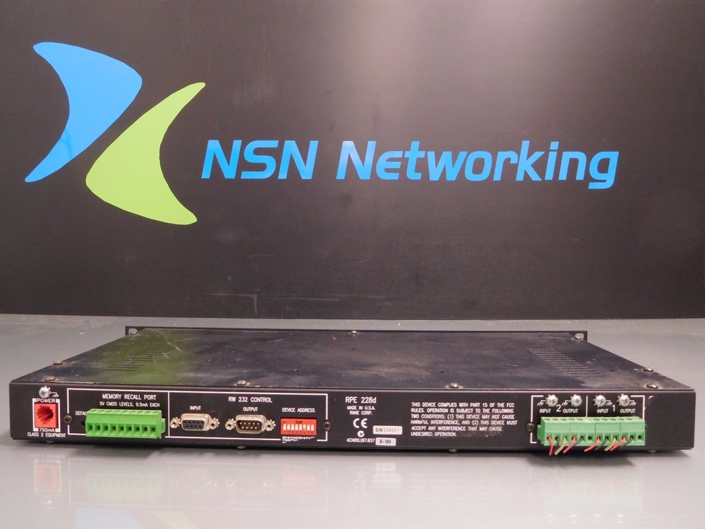 Rane Digital RPE 228d Programmable 2-Channel Equaliazer EQ