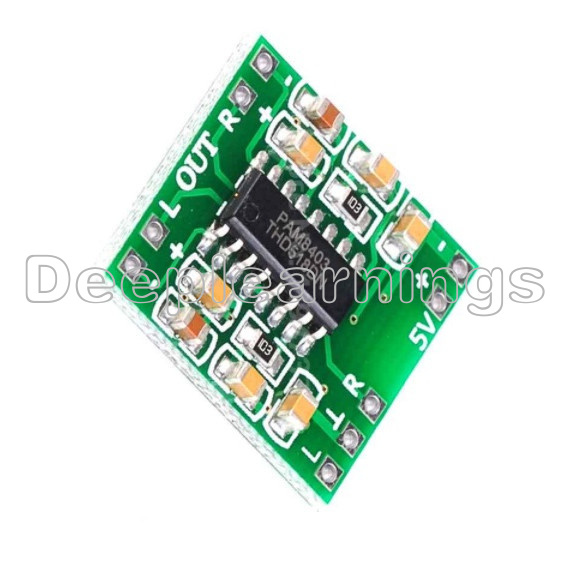 5PCS PAM8403 Audio Module 2 Channel Digital USB Power Class D Amplifier Board 3W