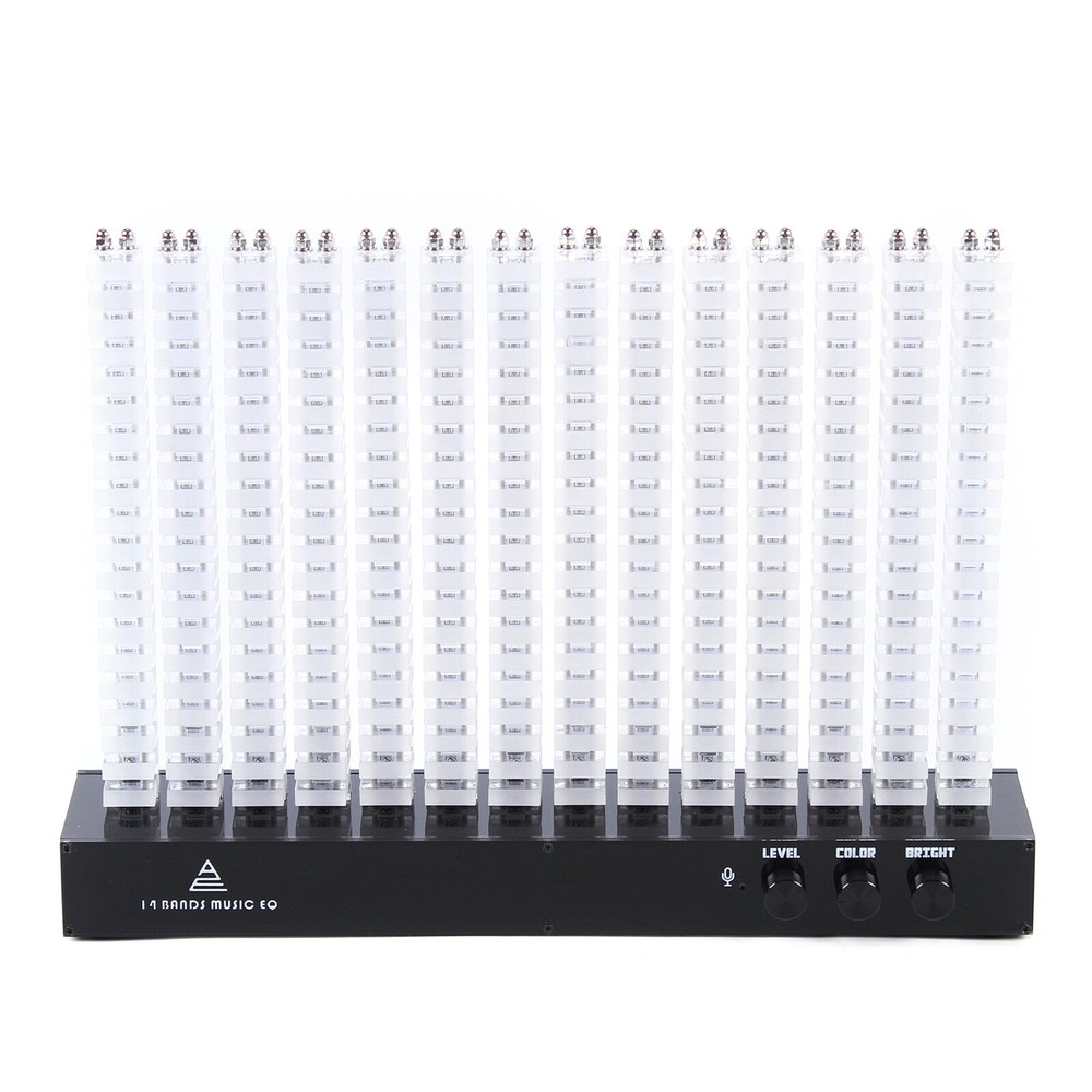14-Segment Music Spectrum Analyzer,LED Level Indicator Spectrum Display Light US
