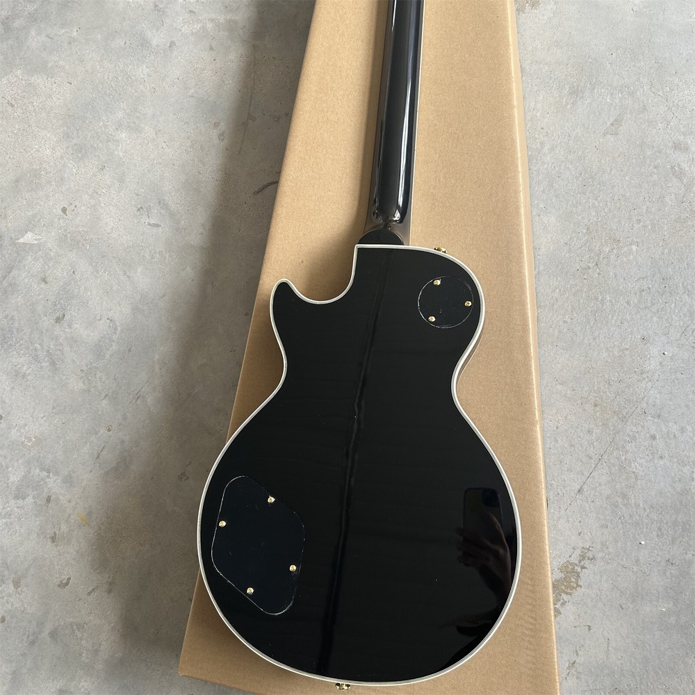 Custom 6-String Electric Guitar: Yellow Sunburst Mahogany Build Fixed Bridge