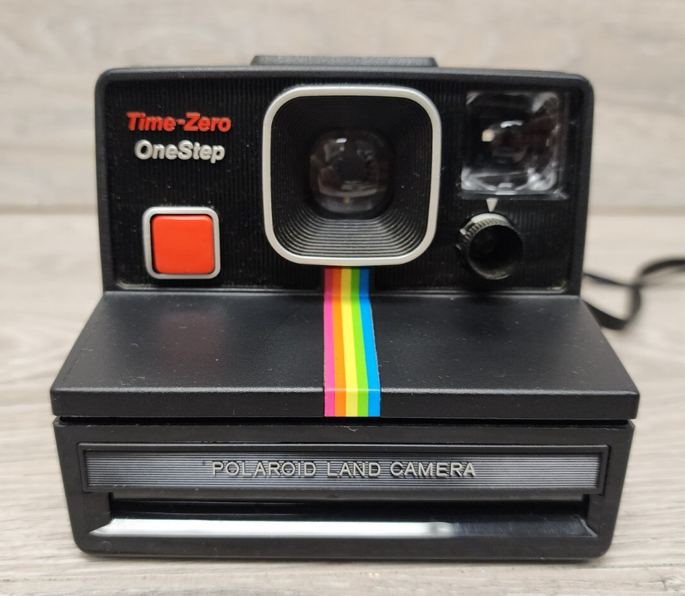 Polaroid OneStep Time Zero Time-Zero Instant Camera With Manual Tested Working