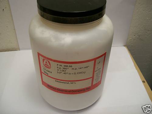 Cholesterol, 98%, 25 grams