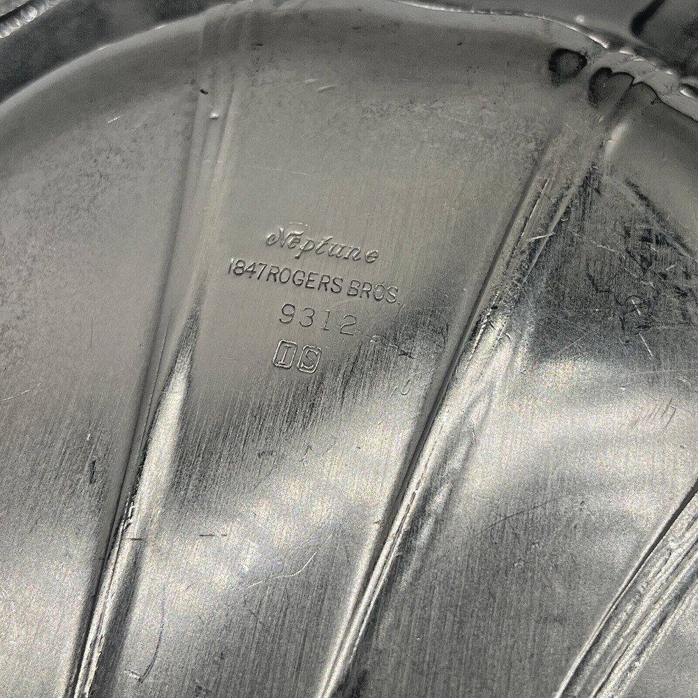 Neptune Silver Plate Dish By Rogers Bro