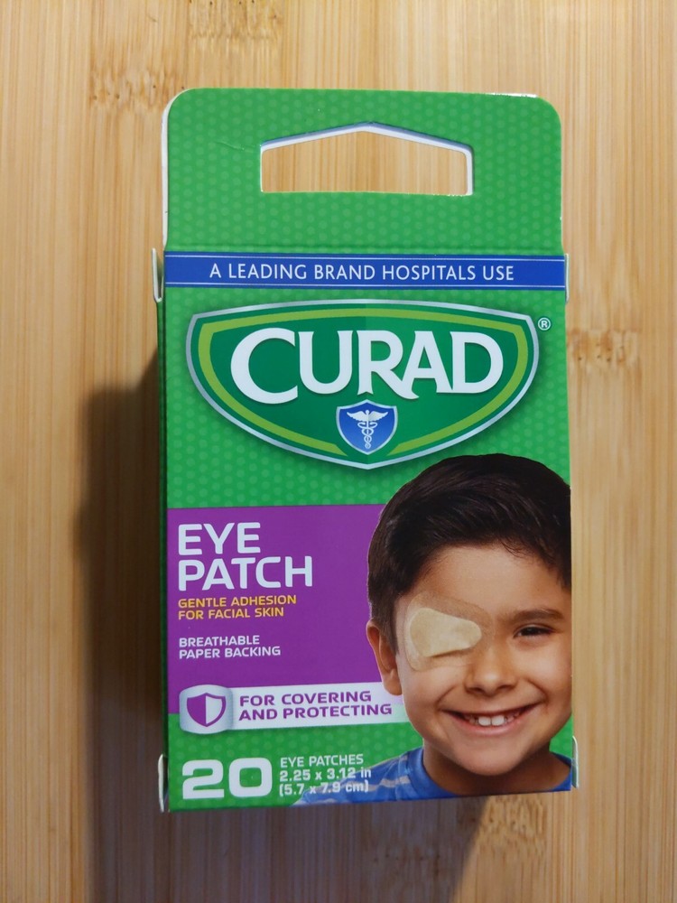Curad Eye Patches Regular 20 Each Box