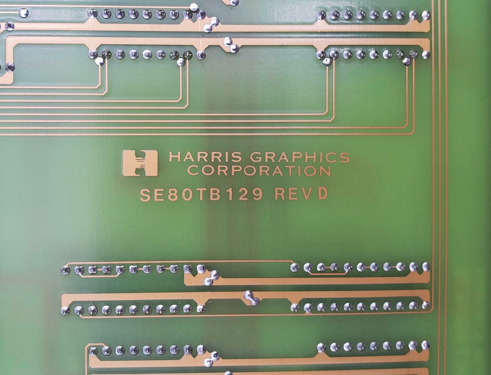Harris Graphics SE80SS130 Interface Board