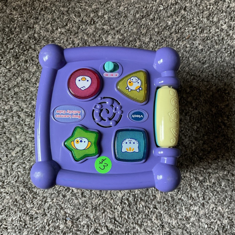 Busy Learners Activity Cube, Purple Vtech With Batteries