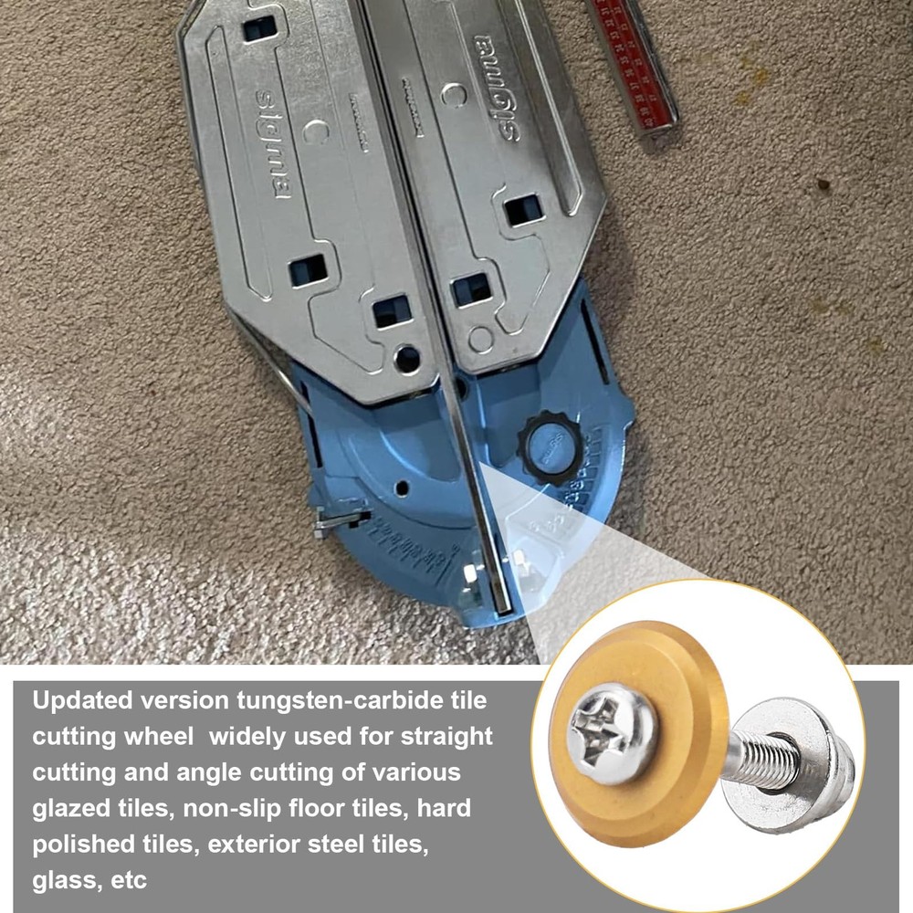 Tile Cutter 12MM Scoring Wheel 14A for All Sigma Pull Handle Tile Cutters, Up...