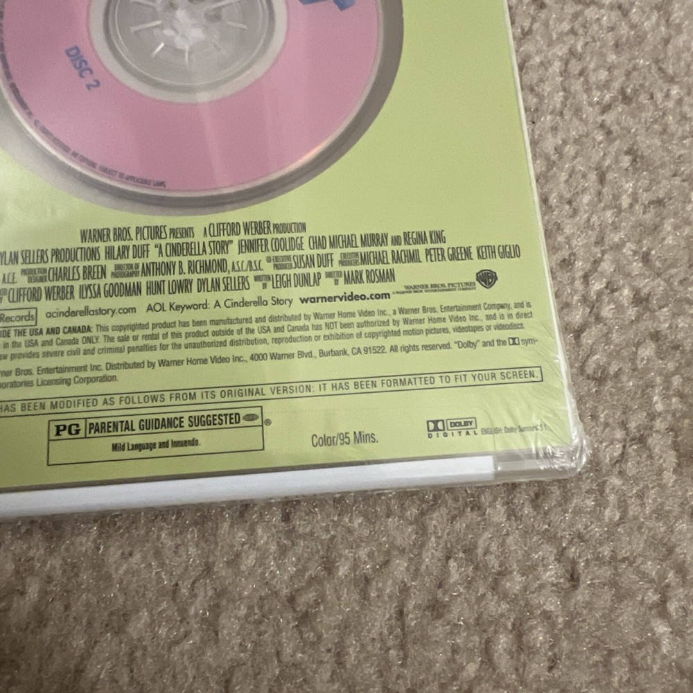 Cinderella Story (Mini Dvd, 2004) NEW