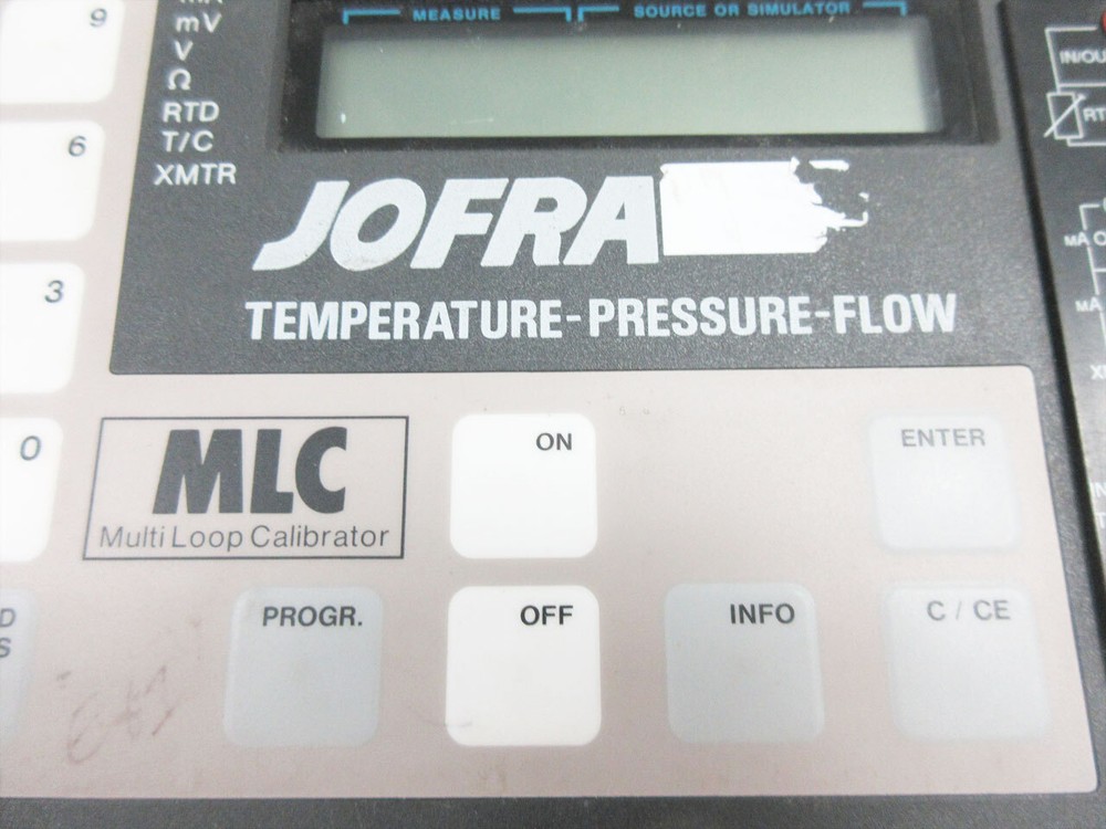 JOFRA MLC MULTI LOOP CALIBRATOR - PARTS